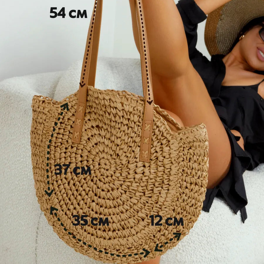 Panier en paille Provence éco