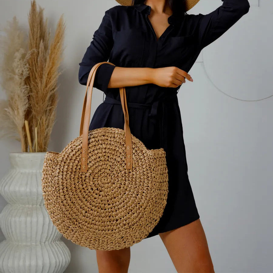 Panier en paille Provence éco