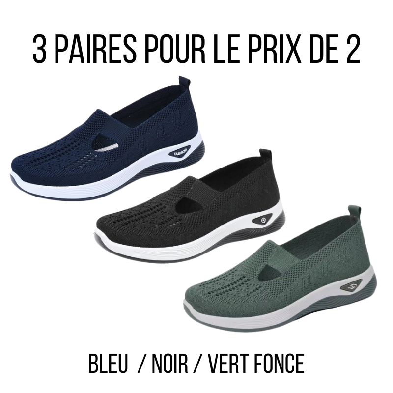 Baskets femme confortables