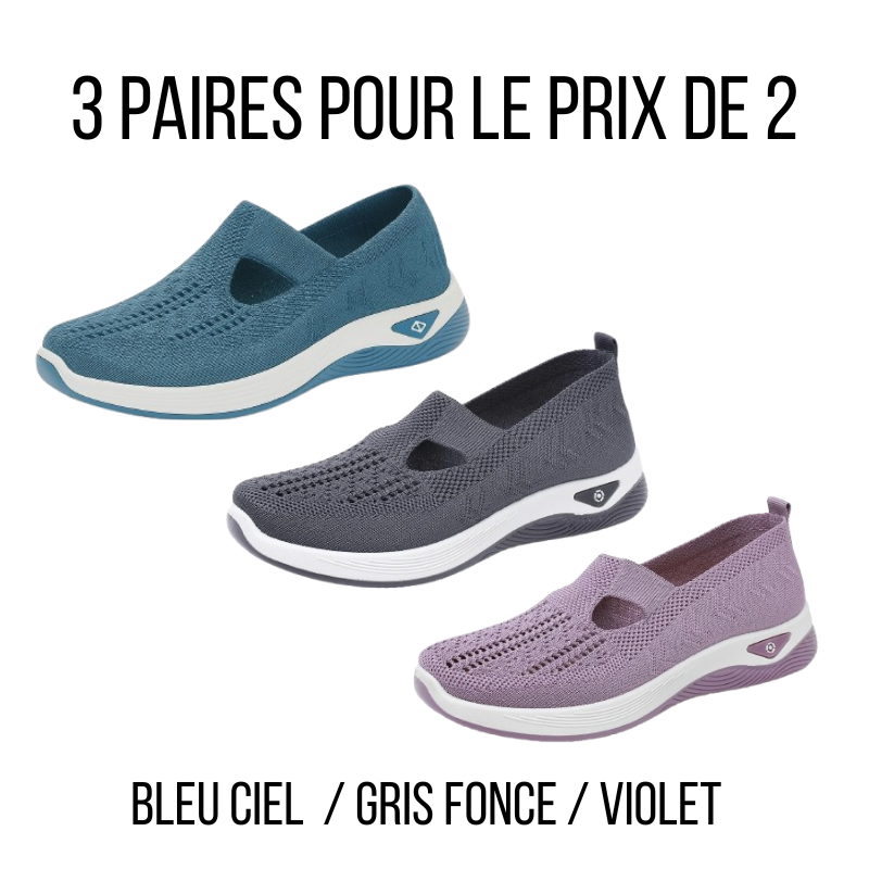 Baskets femme confortables