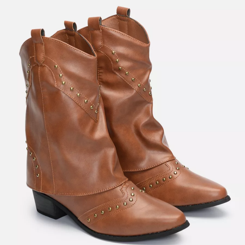 Botte cuir femme