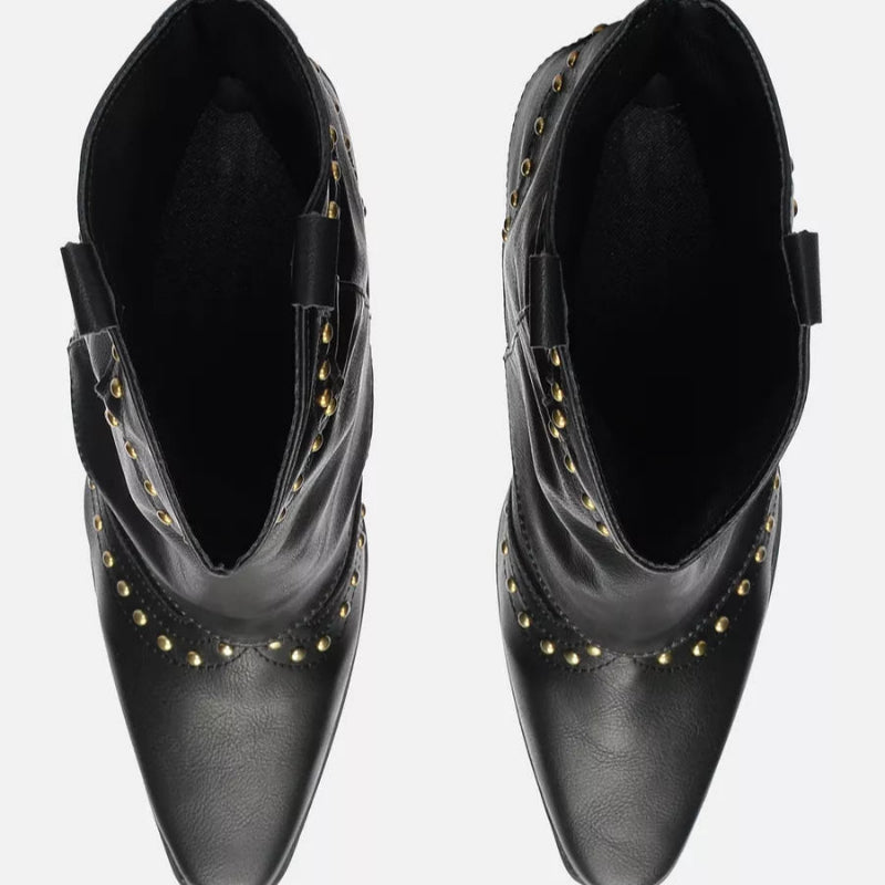 Botte cuir femme