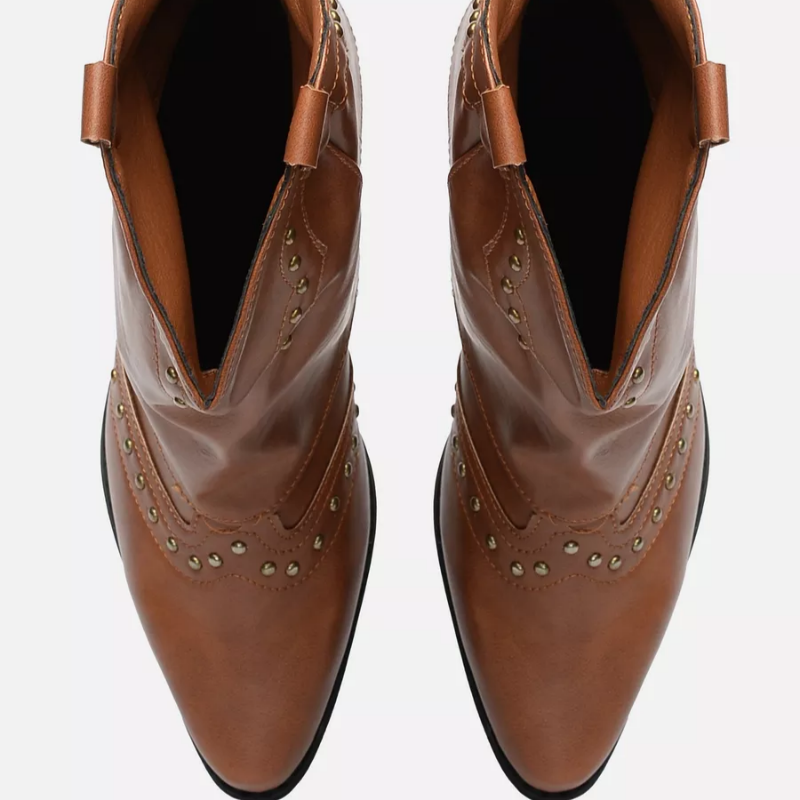 Botte cuir femme