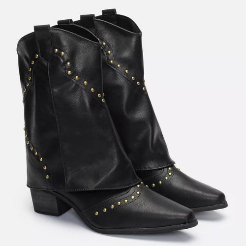 Botte cuir femme