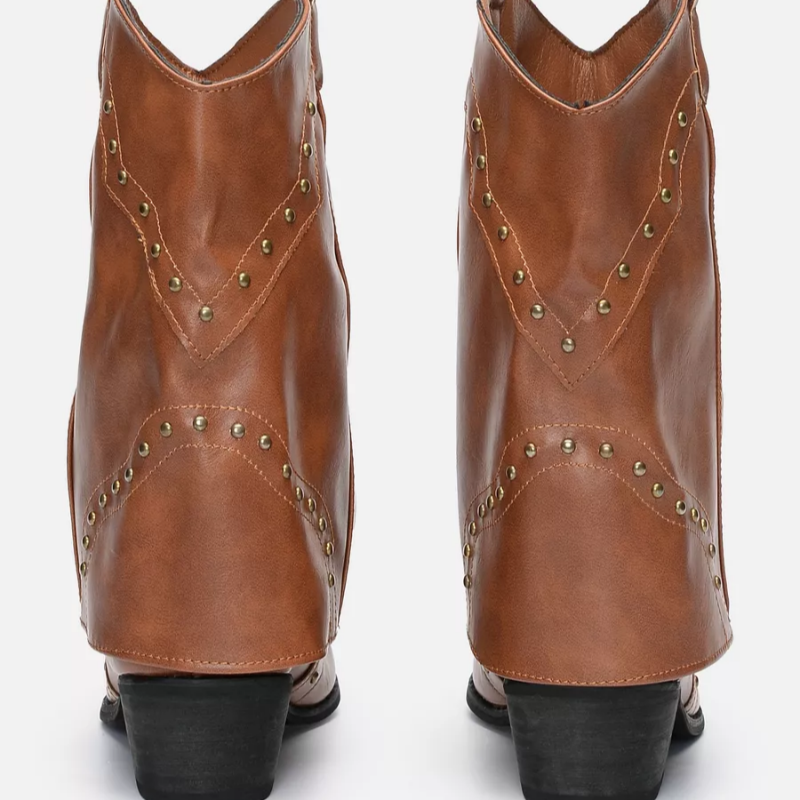 Botte cuir femme