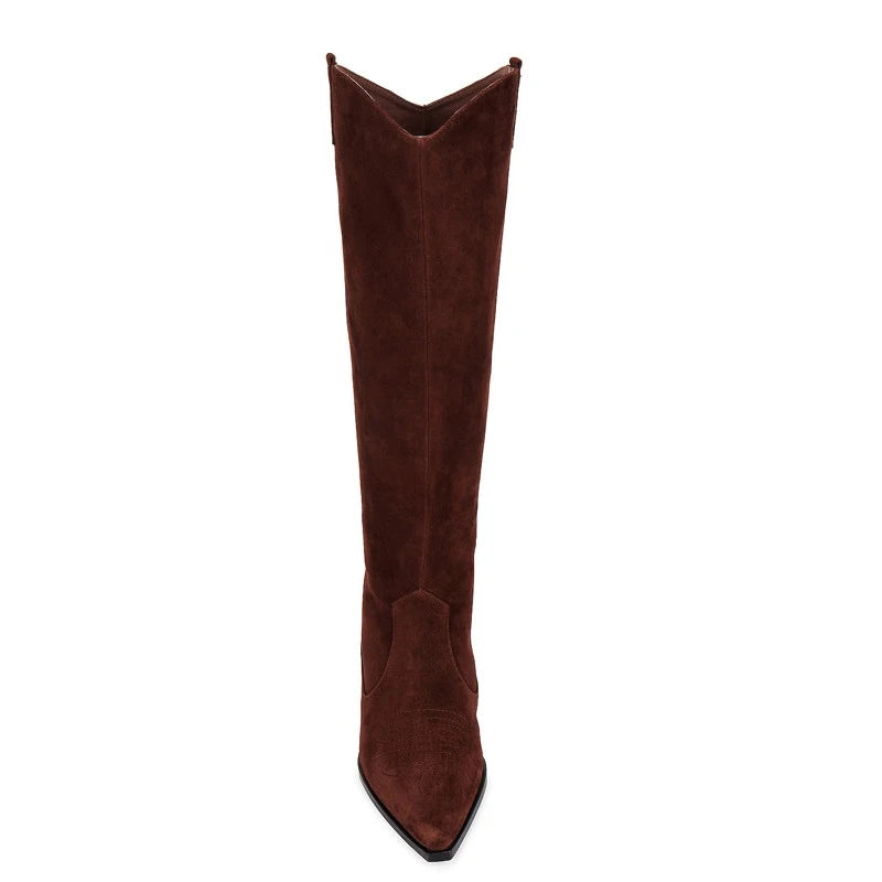 Botte femme super premium en daim
