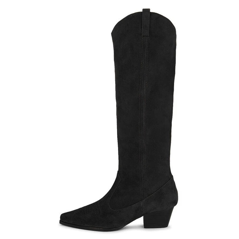 Botte femme super premium en daim