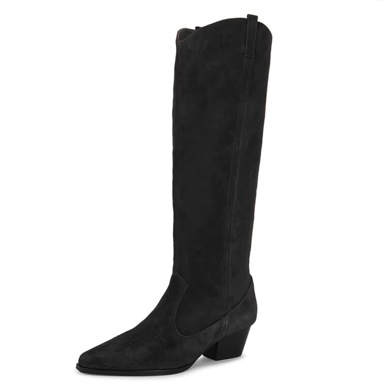 Botte femme super premium en daim