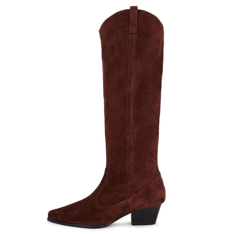 Botte femme super premium en daim