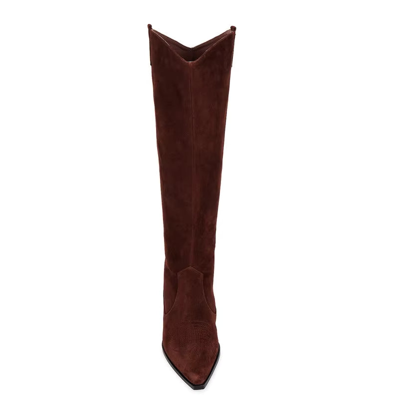 Botte femme super premium en daim