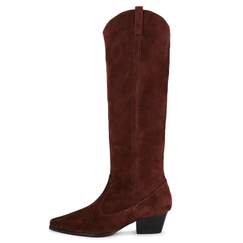 Botte femme super premium en daim