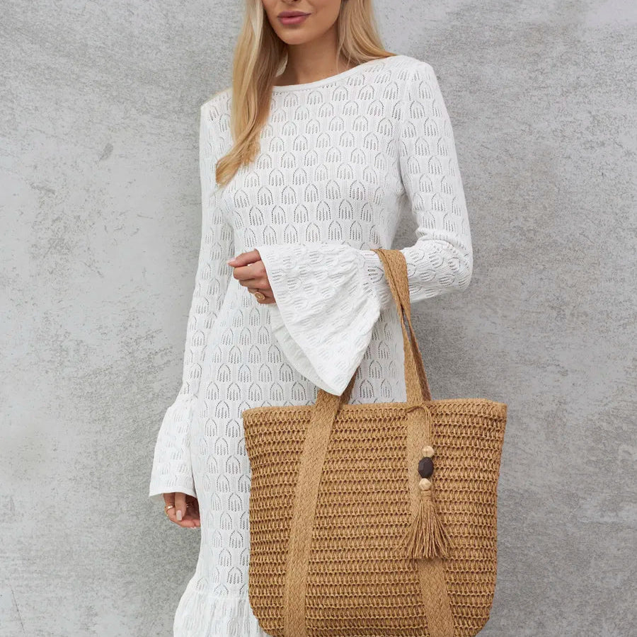 Panier en paille tressée Alexandria