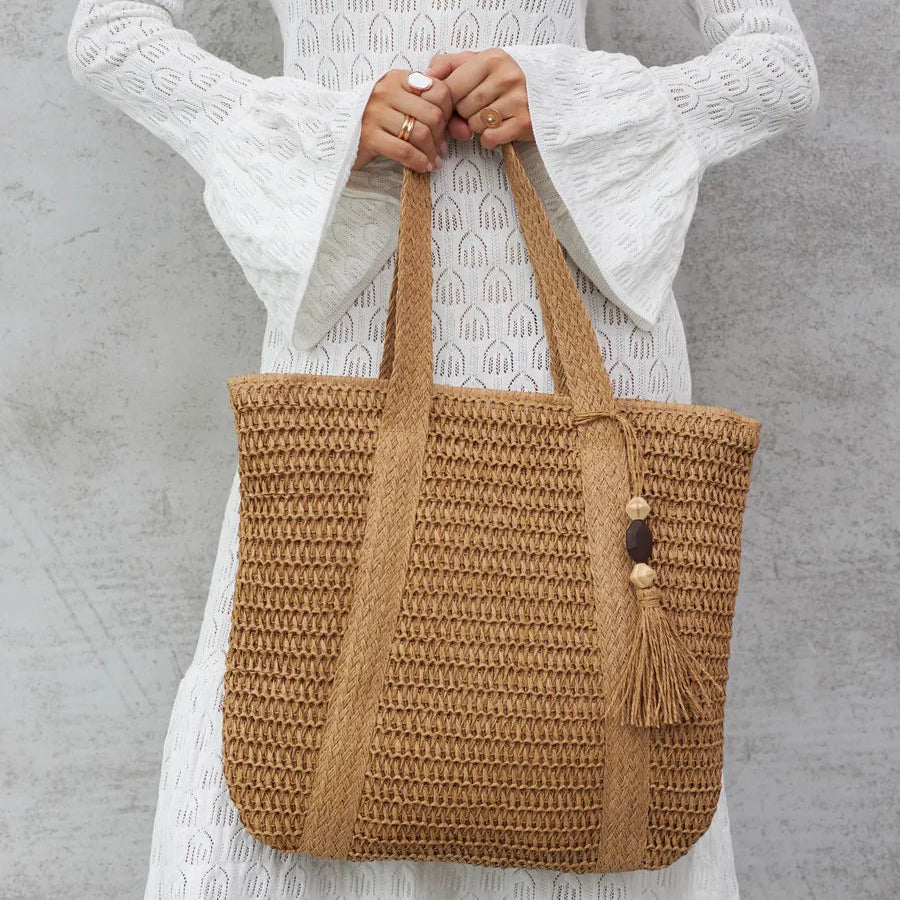 Panier en paille tressée Alexandria