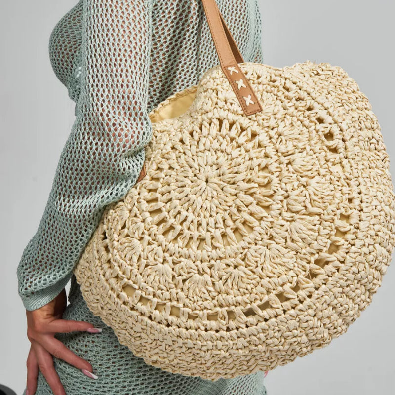 Panier en paille Provence éco
