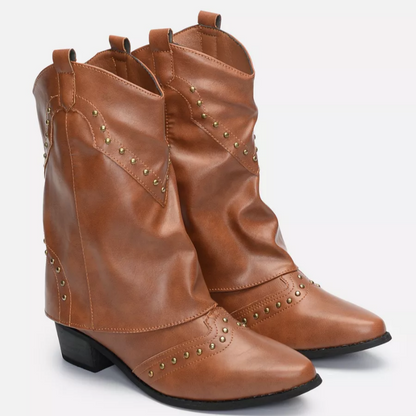  Botte cuir femme