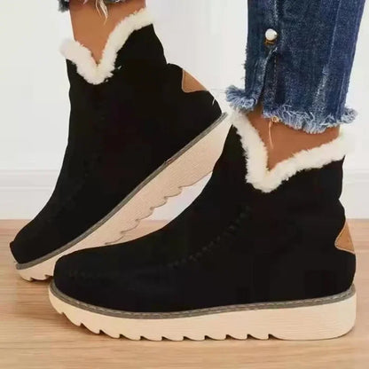 Botte d’hiver femme en daim