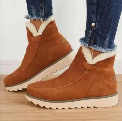 Botte d’hiver femme en daim