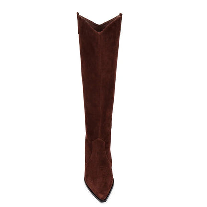 Botte femme super premium en daim