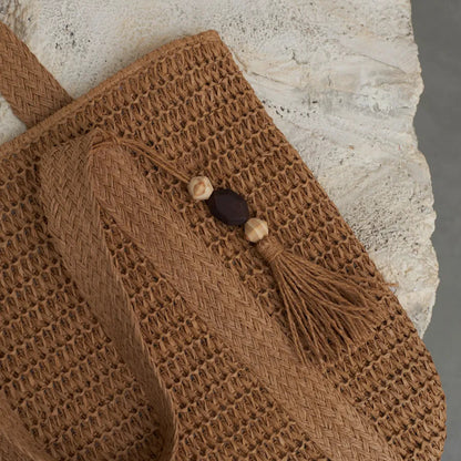 Panier en paille tressée Alexandria