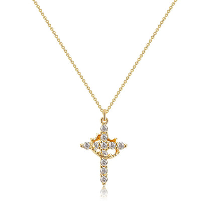 COLLIER CRUCIFIX AVEC BAGUE DE LUXE